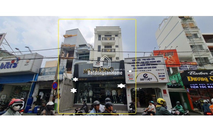 Cho thuê Tòa nhà Mặt tiền Tân Kỳ Tân Quý 210m2 - 4Lầu - NGAY NGÃ TƯ